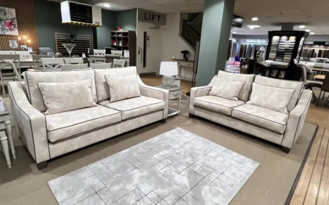 Baystone
Large Sofa & Medium Sofa
Was £4,567 £3,195
Now £2,699
VISIT US
Baystone
Large Sofa & Medium Sofa
Was £4,567 £3,195
Now £2,699
VISIT US