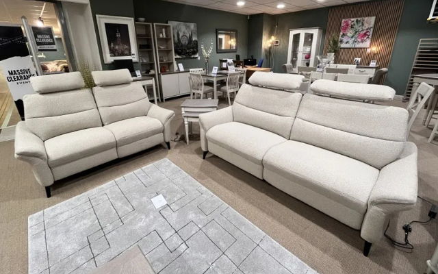 Himolla
Arya 2.5 Seater & 2 Seater Sofa
Was £8,844 £5,785
Now £5,495
VISIT US
Himolla
Arya 2.5 Seater & 2 Seater Sofa
Was £8,844 £5,785
Now £5,495
VISIT US