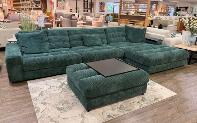 Linea
Chaise Sofa with Stool, Cushions & Tray
Was £6,685 Now £3,999
VISIT US
Linea
Chaise Sofa with Stool, Cushions & Tray
Was £6,685 Now £3,999
VISIT US