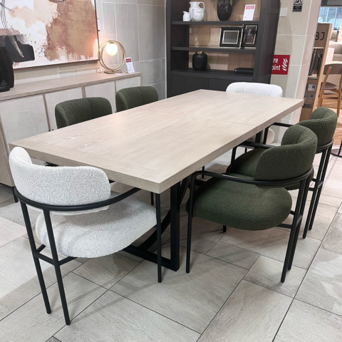 Aspen
Extendable Dining Table & 6 Chairs
Was £4,030 Now £2,855
VISIT US
Aspen
Extendable Dining Table & 6 Chairs
Was £4,030 Now £2,855
VISIT US