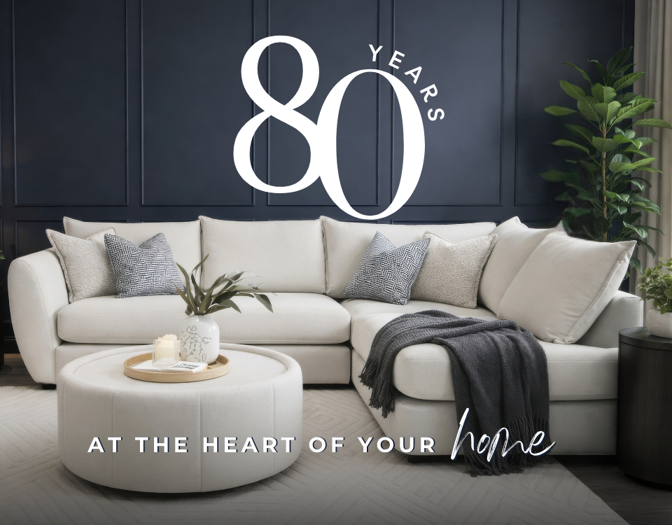 Today, Cookes Furniture stands as one of the UK's most trusted names in home interiors, proudly celebrating 80 years of craftsmanship, service, and family tradition. Family-run and now in its third generation of leadership, our business continues to be guided by the same values it was founded on - quality, integrity, and personal service.
For eight decades, we have championed beautifully crafted furniture and accessories from some of the finest brands in the world, combining expert knowledge with the personal touch our customers know and appreciate.
Across our thoughtfully curated showrooms, our dedicated team helps families create spaces that feel welcoming, comfortable, and truly their own. From timeless classics to contemporary collections, our focus remains unchanged - exceptional quality, considered design, and service you can rely on.
As we mark this milestone year, we remain as passionate about beautiful homes as we were on day one. While styles may evolve and trends may change, our commitment to craftsmanship, care, and community endures - and we look forward to continuing our story for generations to come.
