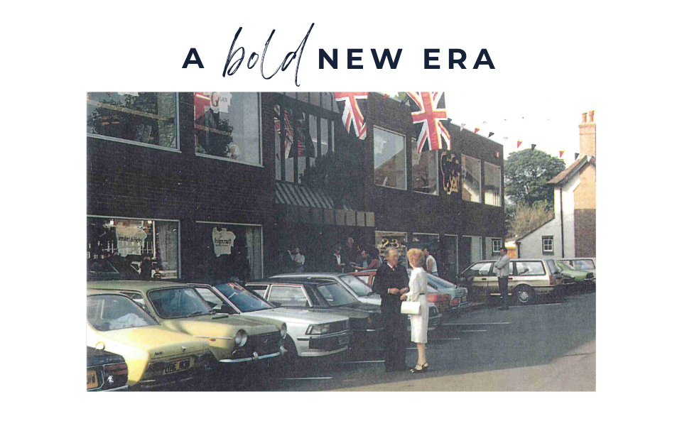The 12,000 sq ft building, though in a rundown condition at the time of purchase, was rapidly transformed into a fully functioning furniture showroom in just three months - a testament to the family’s determination and hands-on commitment. On 18th October 1984, the doors officially opened, unveiling a space that represented not only growth in size but a bold new vision for the future of the business.
Customers were now able to explore a far wider choice of furniture within spacious, purpose-designed displays, reflecting customers' increasing desire for greater choice. The move allowed Cooke & Son to elevate both its offering and the overall shopping experience.
Growth followed swiftly. Within seven years, a series of extensions had expanded the site to an impressive 65,000 sq ft, with further developments continuing in the years that followed. What had begun decades earlier as a small, home-run enterprise was now firmly established as one of the region’s most significant and recognisable furniture destinations.