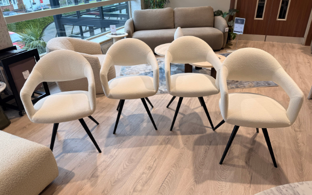 Julia
4 Dining Chairs
Was £692 Now £499
VISIT US
Julia
4 Dining Chairs
Was £692 Now £499
VISIT US