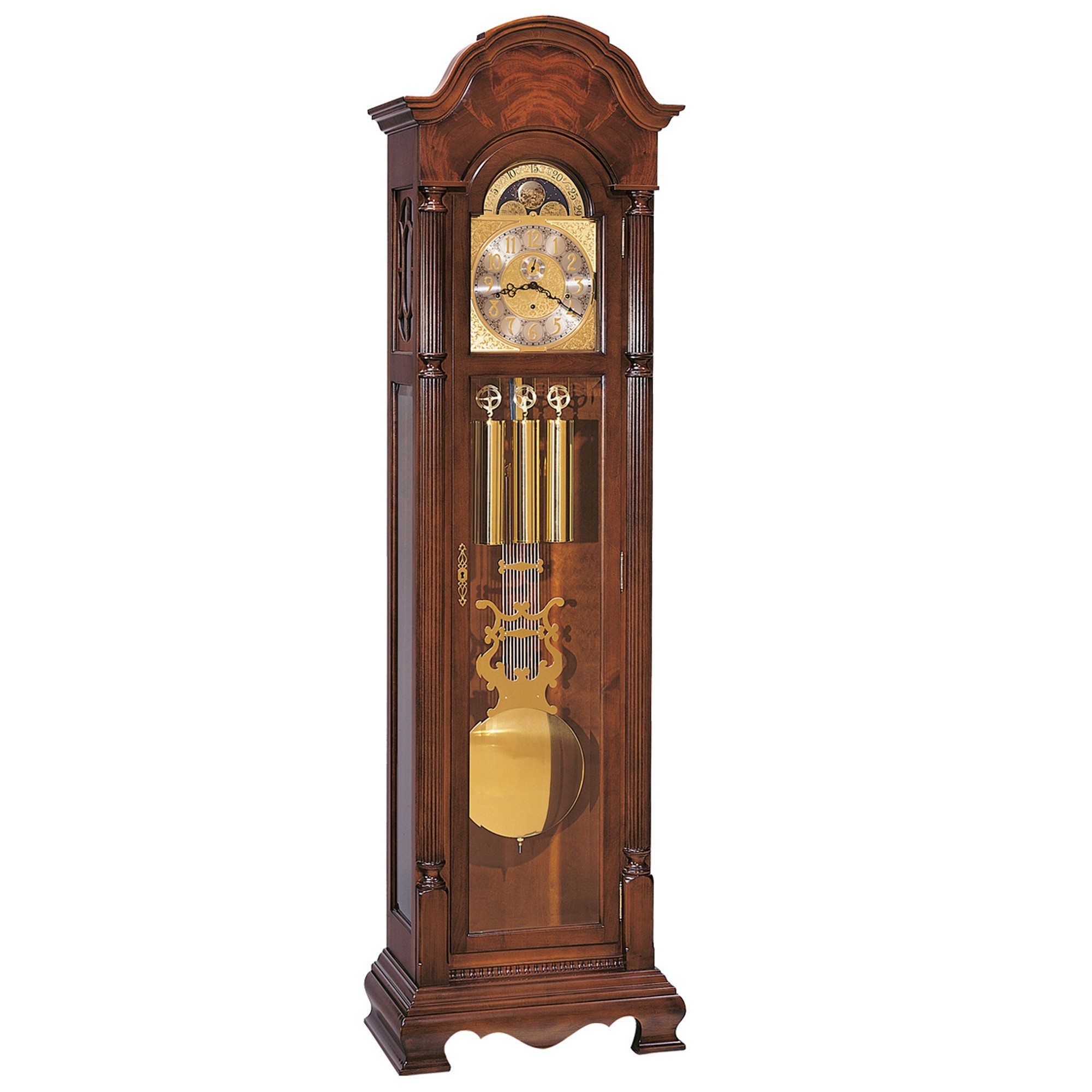 Henderson Mahogany Triple Chime Grandfather Clock Grandfather Clocks