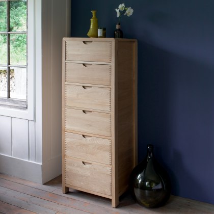Ercol Bosco 6 Drawer Tall Chest Ercol Bosco 6 Drawer Tall Chest