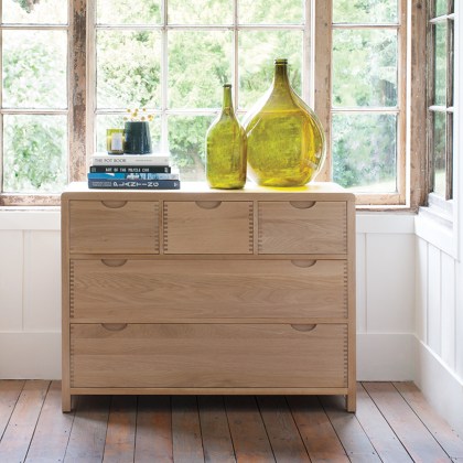 Ercol Bosco 5 Drawer Wide Chest Ercol Bosco 5 Drawer Wide Chest