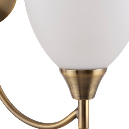 Antique Brass Double Wall Bracket Antique Brass Double Wall Bracket