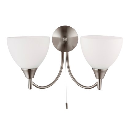 Satin Chrome Double Wall Bracket Satin Chrome Double Wall Bracket