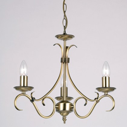 Antique Fitting with 3 Candles Antique Fitting with 3 Candles