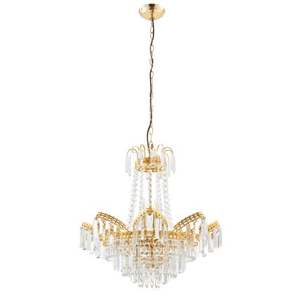 Gold 9 Light Chandelier Gold 9 Light Chandelier