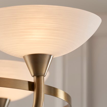 Antique Brass 3 Light Fitting Antique Brass 3 Light Fitting