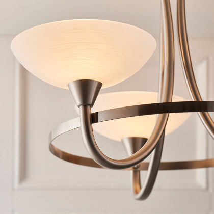 Satin Chrome 3 Light Fitting Satin Chrome 3 Light Fitting