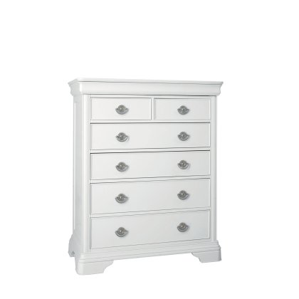 Cookes Collection Chateau Blanc 2 Over 4 Drawer Chest Cookes Collection Chateau Blanc 2 Over 4 Drawer Chest