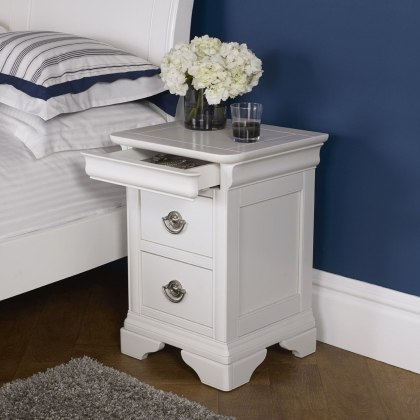 Cookes Collection Chateau Blanc 2 Drawer Nightstand Cookes Collection Chateau Blanc 2 Drawer Nightstand