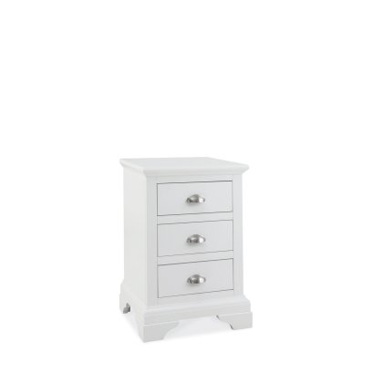 Cookes Collection Camden White 3 Drawer Nightstand Cookes Collection Camden White 3 Drawer Nightstand