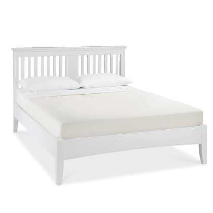 Cookes Collection Camden White Bedstead Double Cookes Collection Camden White Bedstead Double