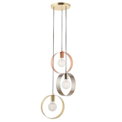 Hoop 3 Light Pendant Multicolour Hoop 3 Light Pendant Multicolour