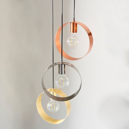 Hoop 3 Light Pendant Multicolour Hoop 3 Light Pendant Multicolour
