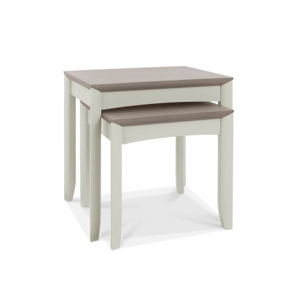 Cookes Collection Romy Soft Grey Nest of Tables Cookes Collection Romy Soft Grey Nest of Tables