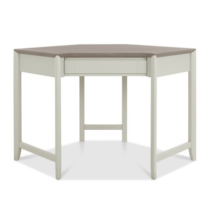 Cookes Collection Romy Soft Grey Corner Desk Cookes Collection Romy Soft Grey Corner Desk