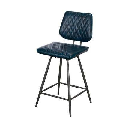 Cookes Collection Blue Daniel Bar Chair Cookes Collection Blue Daniel Bar Chair