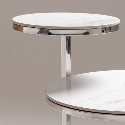 Cruz Stainless Steel Side Table Cruz Stainless Steel Side Table
