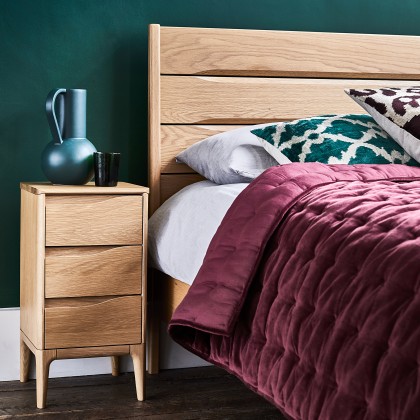 Ercol Rimini 3 Drawer Bedside Cabinet Ercol Rimini 3 Drawer Bedside Cabinet