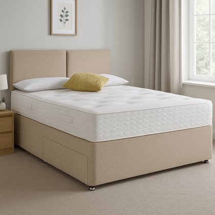 Daisy 2 Drawer Divan Set and Headboard Daisy 2 Drawer Divan Set and Headboard