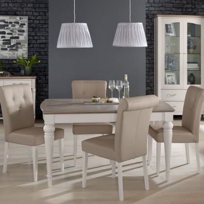 Cookes Collection Geneva Large Dining Table & 4 Chairs Cookes Collection Geneva Large Dining Table & 4 Chairs