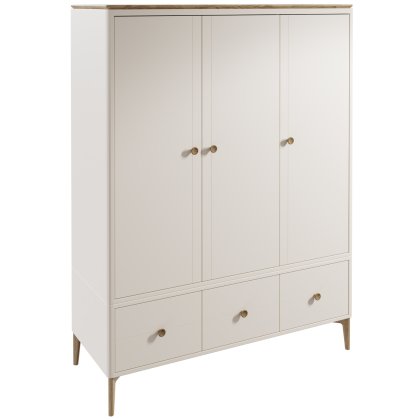 Cookes Collection Maverick 3 Door Wardrobe Cookes Collection Maverick 3 Door Wardrobe