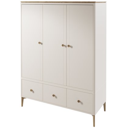 Cookes Collection Maverick 3 Door Wardrobe Cookes Collection Maverick 3 Door Wardrobe