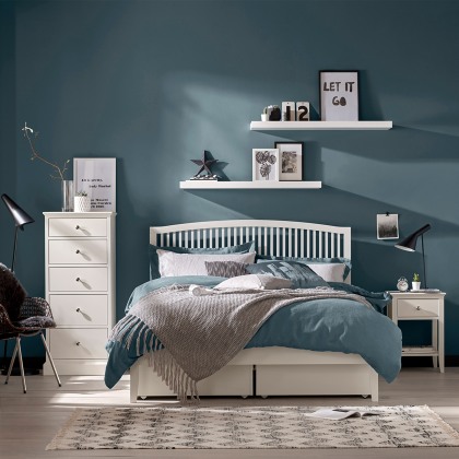 Ashley White Double Bedstead Ashley White Double Bedstead