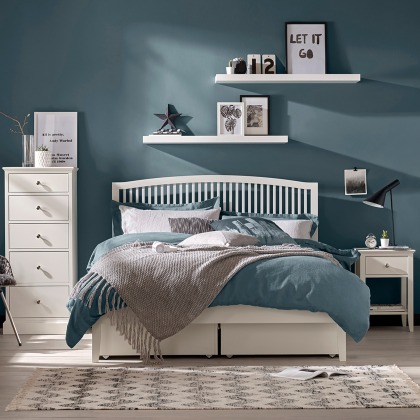 Ashley White Small Double Bedstead Ashley White Small Double Bedstead