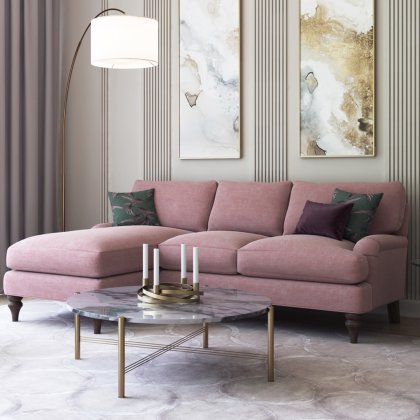 The Lounge Co Rose Left Hand Chaise Sofa The Lounge Co Rose Left Hand Chaise Sofa
