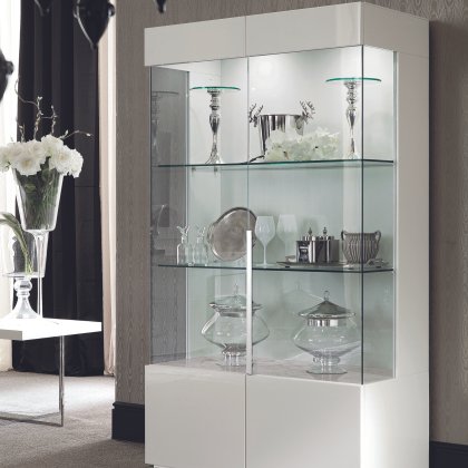 Alf Italia Canova 2 Door Display Cabinet Alf Italia Canova 2 Door Display Cabinet