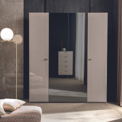 Alf Italia Claire 4 Door Wardrobe Alf Italia Claire 4 Door Wardrobe
