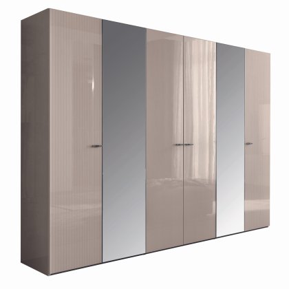 Alf Italia Claire 6 Door Wardrobe Alf Italia Claire 6 Door Wardrobe