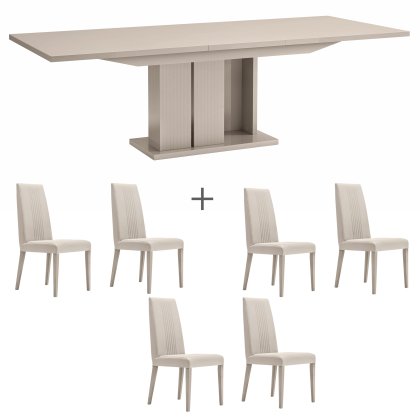 Alf Italia Claire Large Table & 6 Chairs Alf Italia Claire Large Table & 6 Chairs