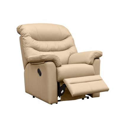 G Plan Ledbury Manual Recliner Armchair in Leather G Plan Ledbury Manual Recliner Armchair in Leather