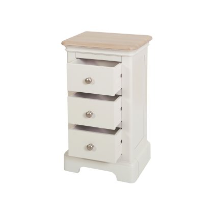 Linhay Compact Bedside Cabinet - Grey Mist Linhay Compact Bedside Cabinet - Grey Mist
