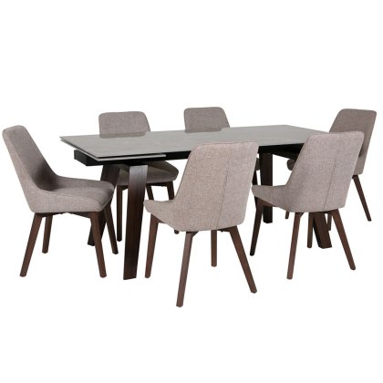 Aiden Extending Dining Table & 6 Chairs Aiden Extending Dining Table & 6 Chairs