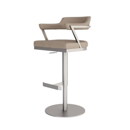 Firenza Bar Stool - Taupe Firenza Bar Stool - Taupe
