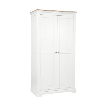 Linhay Double Wardrobe - White Linhay Double Wardrobe - White