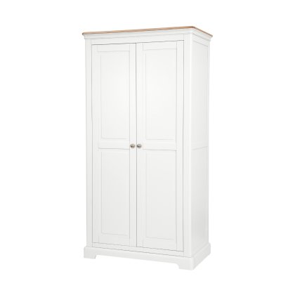 Linhay Double Wardrobe - White Linhay Double Wardrobe - White