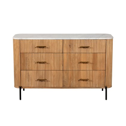 Cookes Collection Rhys 6 Drawer Wide Chest Cookes Collection Rhys 6 Drawer Wide Chest
