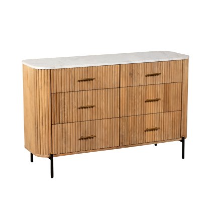 Cookes Collection Rhys 6 Drawer Wide Chest Cookes Collection Rhys 6 Drawer Wide Chest