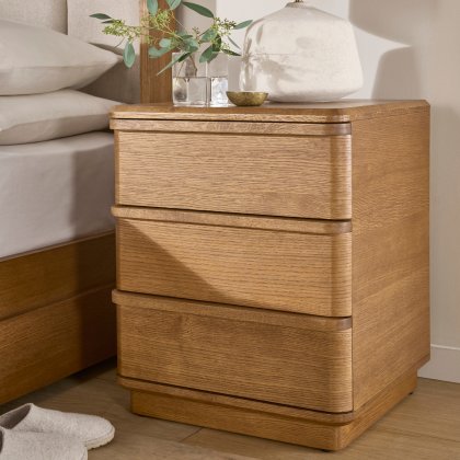 Palmdale 3 Drawer Bedside Palmdale 3 Drawer Bedside