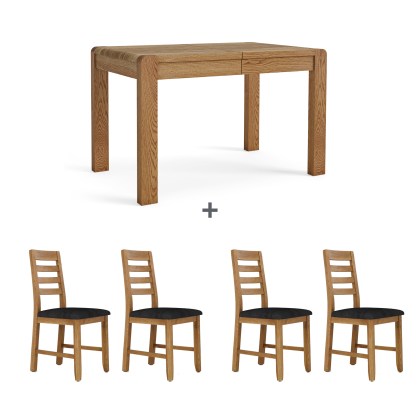 Bayonne Extending Dining Table & 4 Chairs Bayonne Extending Dining Table & 4 Chairs