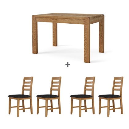 Bayonne Extending Dining Table & 4 Chairs Bayonne Extending Dining Table & 4 Chairs