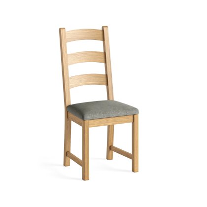 Belfort Ladder Back Dining Chair - Grey Belfort Ladder Back Dining Chair - Grey